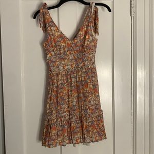 From Marshalls, size small, color is mix of organs blue yellow and white